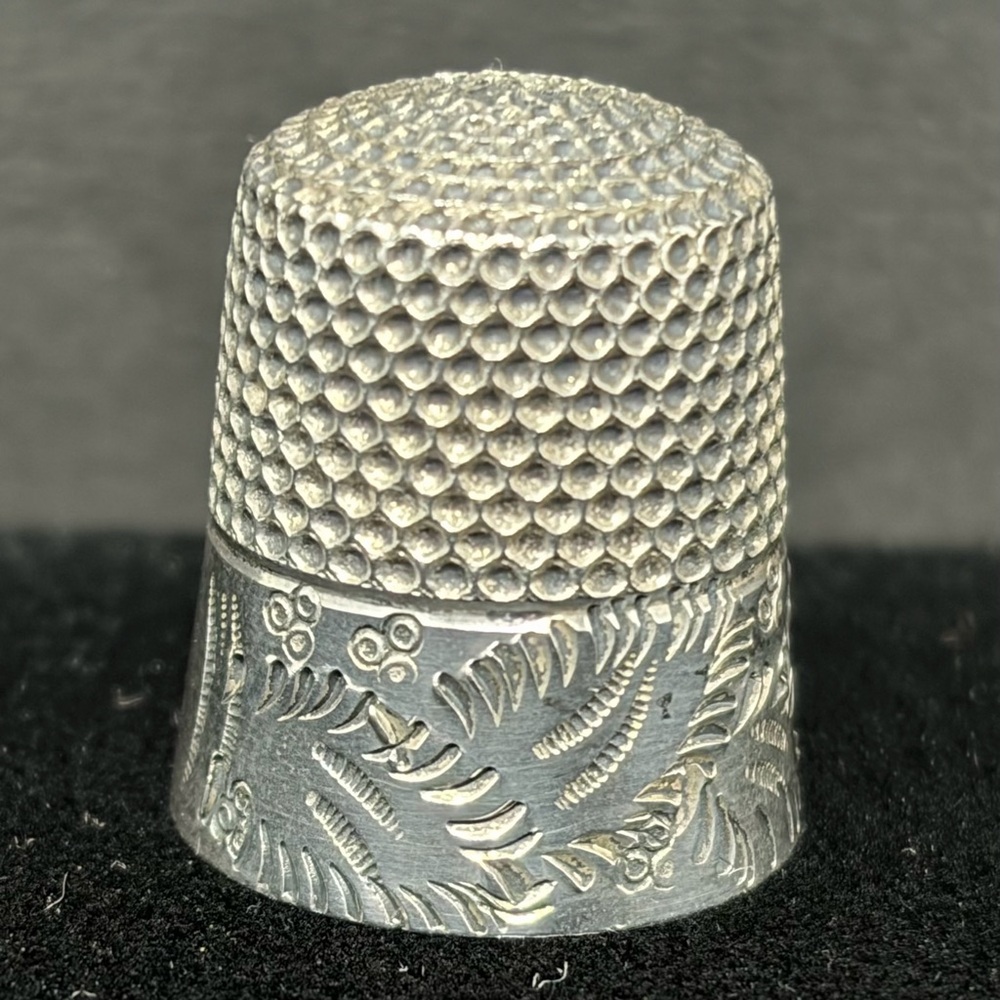 Vintage Sterling Silver Thimble | Size 10